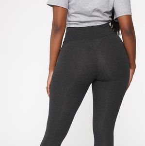 High Waisted Leggings - Charcoal - Fashion Nova - Size Large